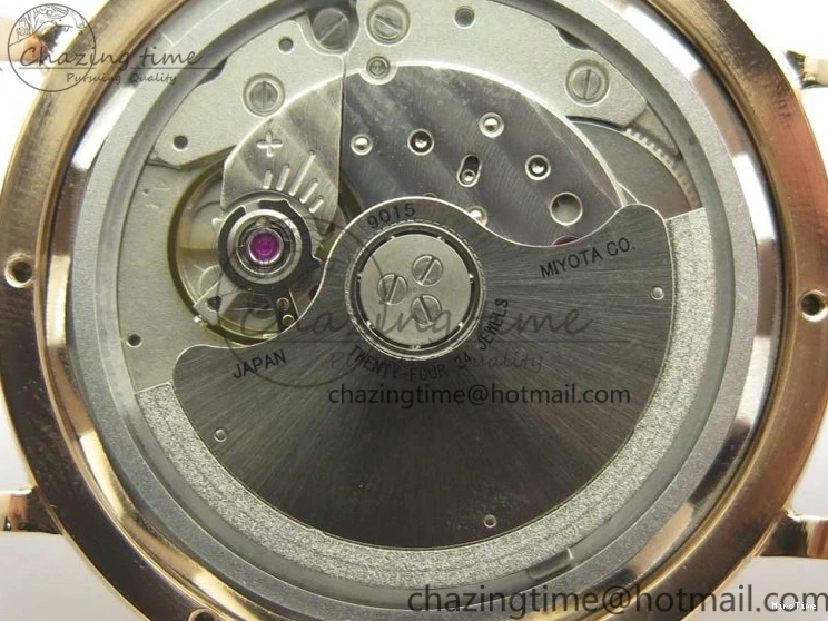 MIROTIME 0224 SportInspired Portofino IW458101 RG MK 1:1 Best Edition Gray Dial On Brown Leather Strap MIYOTA 7165